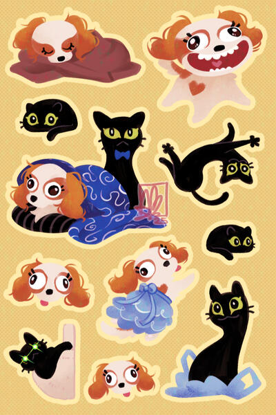 Fur Baby Sticker Sheet